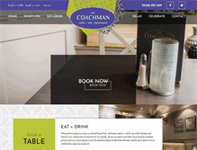 Tablet Screenshot of coachmanhotel.com